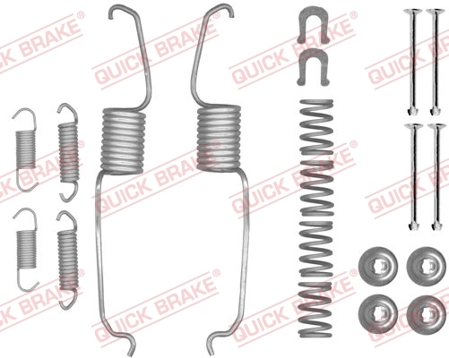 Accessory Kit, brake shoes